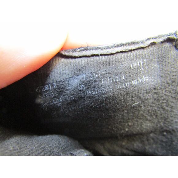 Clarks Womens Sz 7.5 M Black Leather Zip Ankle Fashion Boots Bootie - Picture 10 of 11